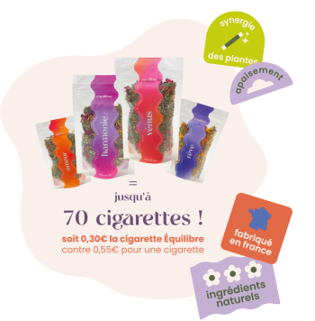 Substituts de tabac aux plantes bio - Sans nicotine